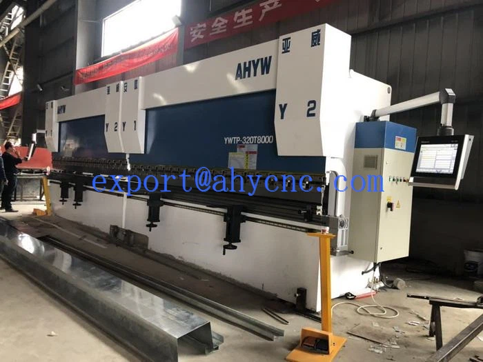 Yawei 300T8M cnc tandem press brake bending 8m sheet metal