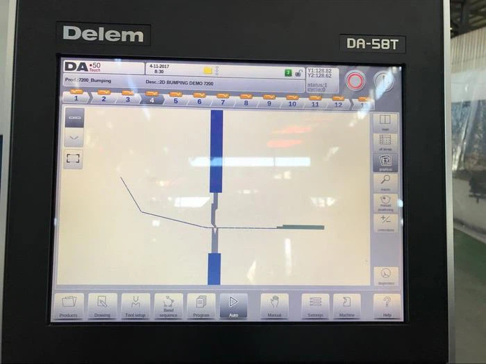 DELEM DA58T Touch screen controller 2D Synchro press brake controller